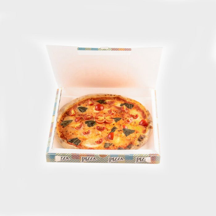 Scatole porta pizza bianco con chiusura americana da cm32X32x3,5h
