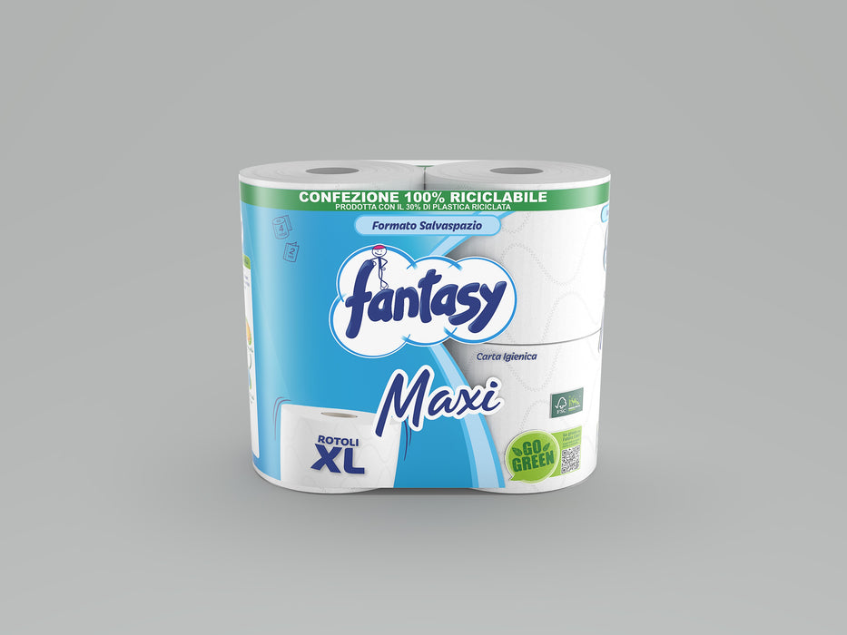 Carta Igienica  Fantasy   Maxicompatta XL  7 Conf. X 4 Rotoli