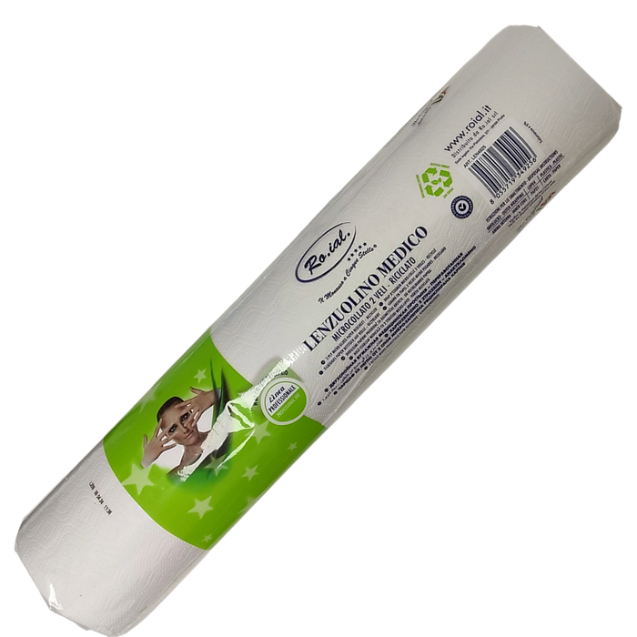 Lenzuolino medico in rotolo “Live Green” h60 ROIAL –