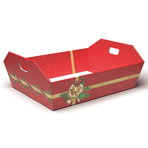 Cesti Natalizi Fiocco di Natale  Disponibile in 3 misure