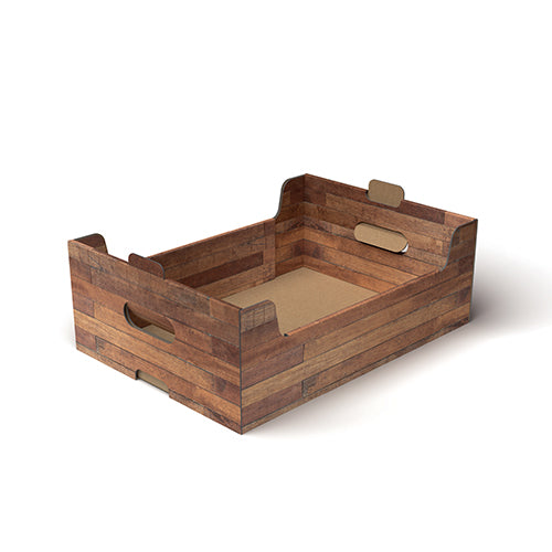 Cesta Vassoio Stampa Legno TEk   Disponibile in 3 misure