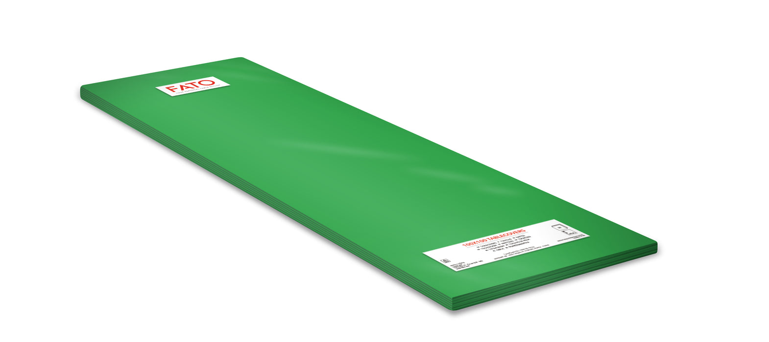 Tovaglie in carta goffrata monouso 100x100 cm - Colore Verde Smeraldo