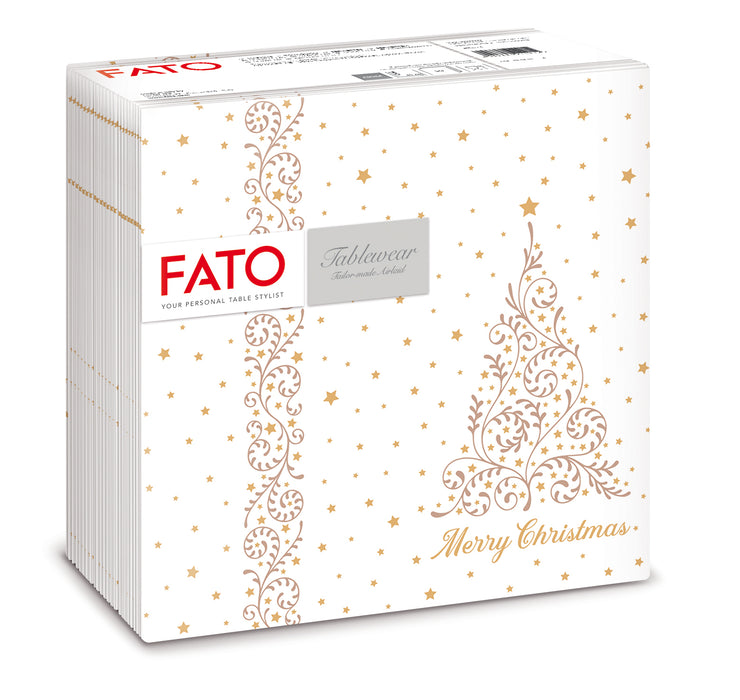 Tovagliolo  Airlaid  Tree Oro   Mis. 40x40 cm