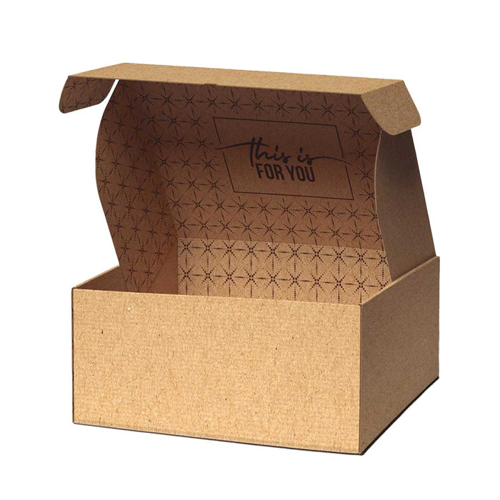 Scatola E-commerce con scritta interna  Disponibile in 3 misure