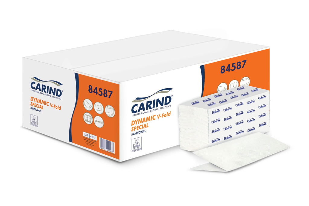 Asciugamani Di Carta Piegati A V - Confezione Da 15 Pezzi (210 Fogli X 15) Totale 3150 Fogli - Bianco - Foto 10