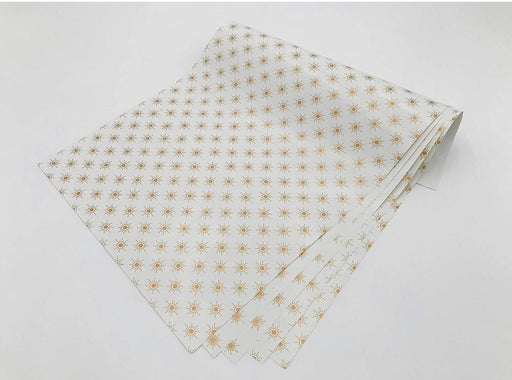 Carta Regalo con Stampa Stelline Oro