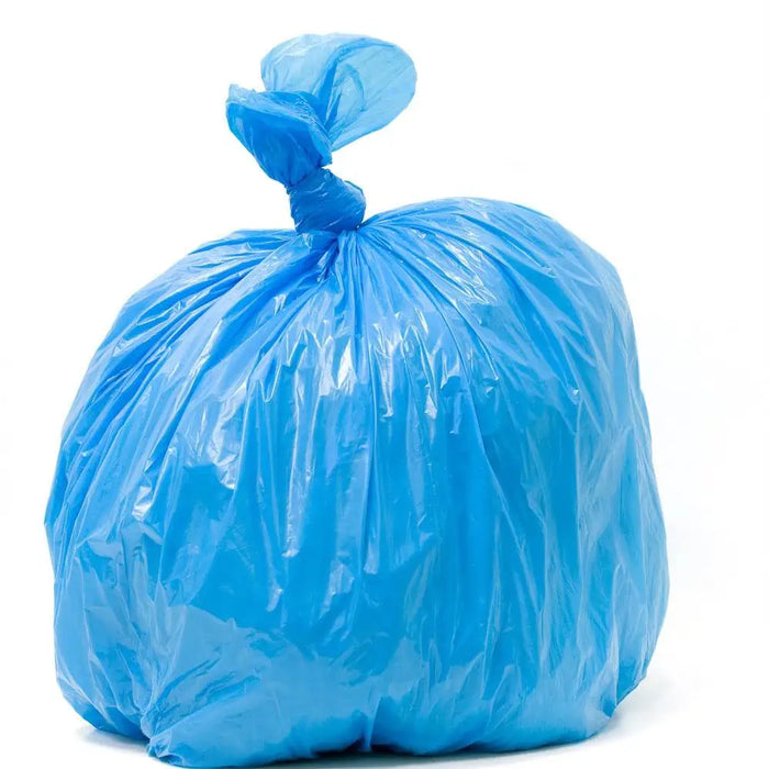 Sacchi colorati (celeste/azzurro) per rifiuti resistenti spessore